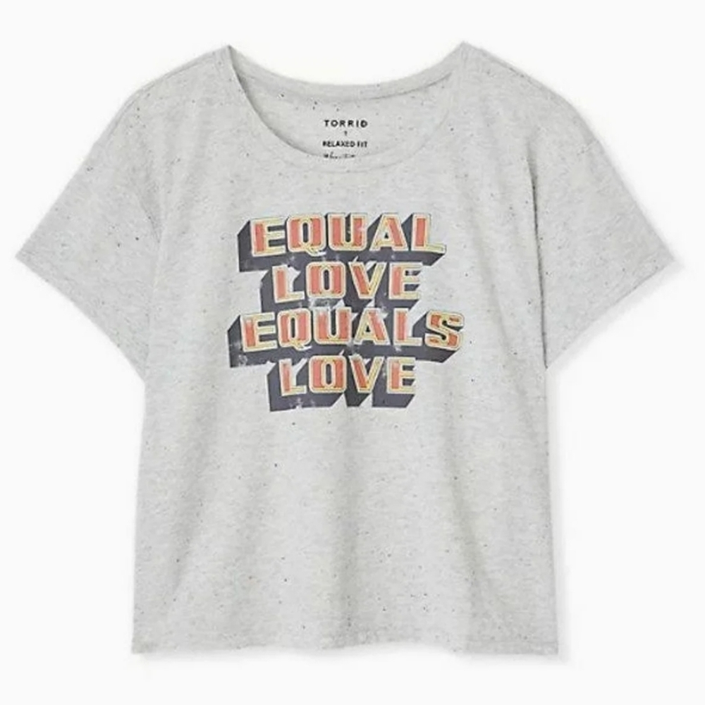NWT Torrid Equal Love Crop
